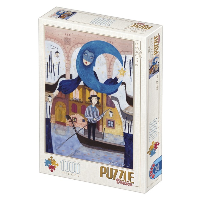 Set 2 x Puzzle 1000 Piese D-Toys, Venetia de Kurti Andrea