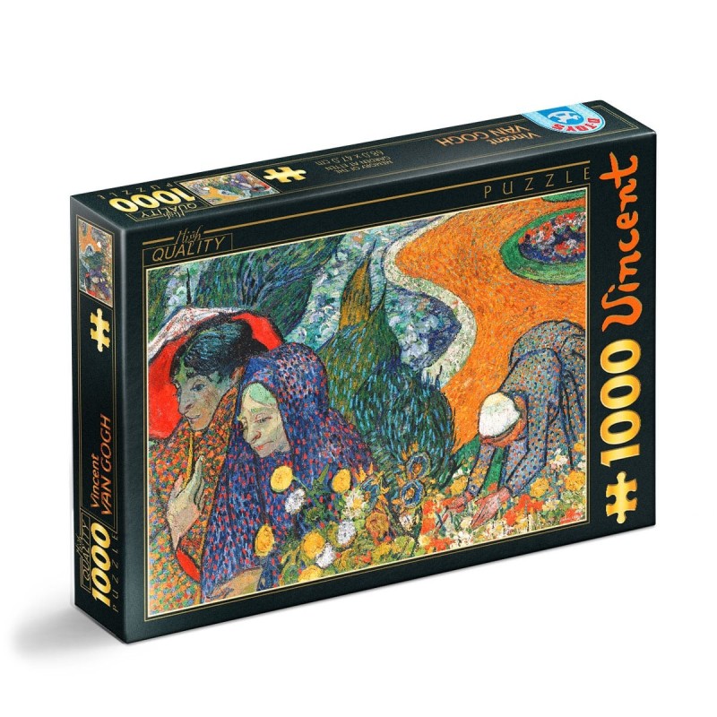 Set 2 x Puzzle 1000 Piese D-Toys, Vincent van Gogh, Memory of the Garden at Etten