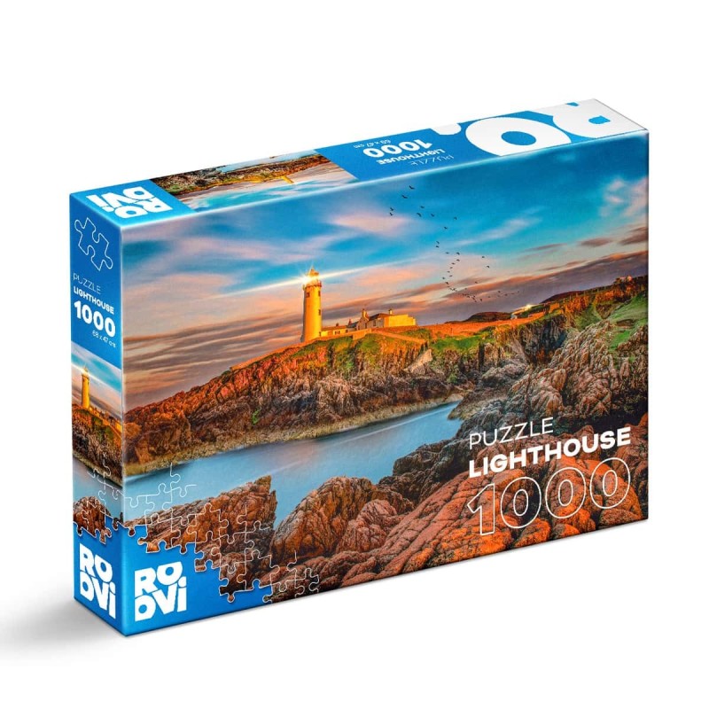 Set 2 x Puzzle 1000 Piese Roovi, Farul de James Rushforth