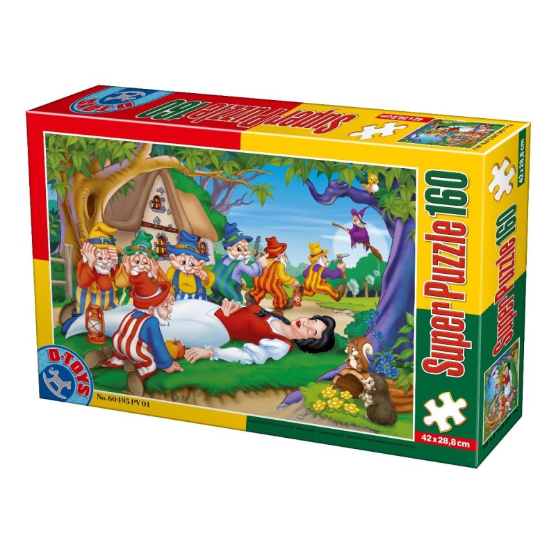 Set 2 x Puzzle 160 Piese, D-Toys, Alba ca Zapada