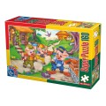 Set 2 x Puzzle 160 Piese, D-Toys, Cei Trei Purcelusi