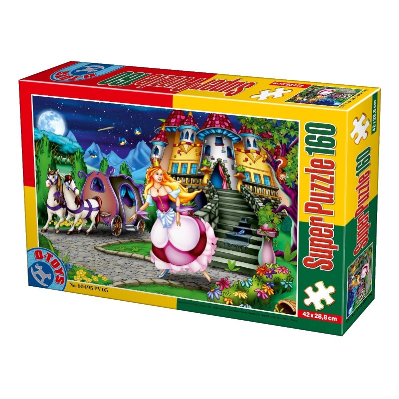Set 2 x Puzzle 160 Piese, D-Toys, Cenusareasa