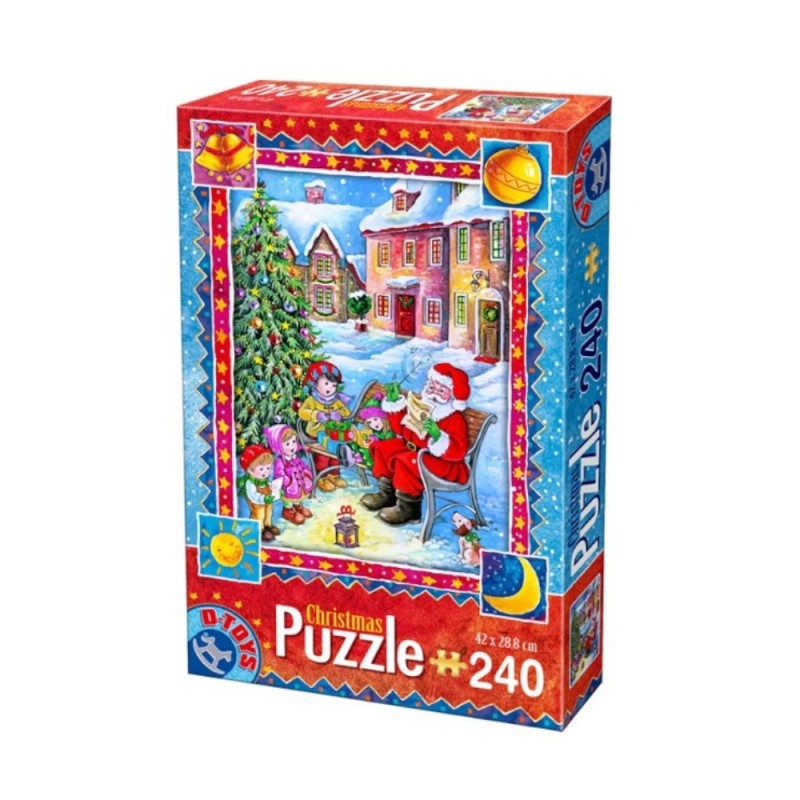 Set 2 x Puzzle 240 Piese, D-Toys, Craciun