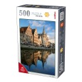 Set 2 x Puzzle 500 Piese, Deico, Gent, Belgia