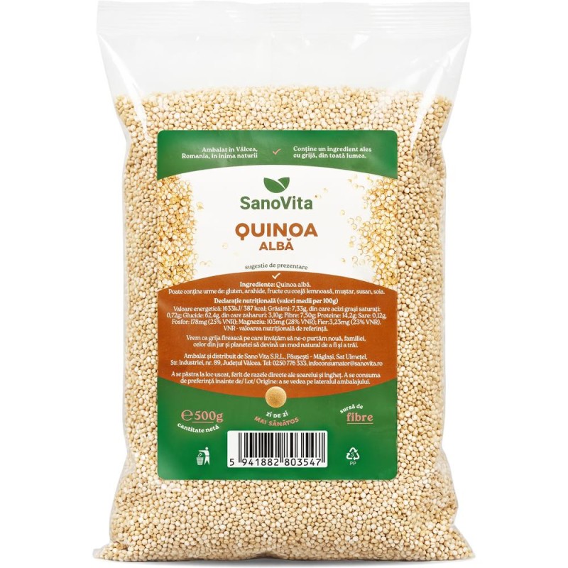 Set 2 x Quinoa Alba, Sanovita, 500 g