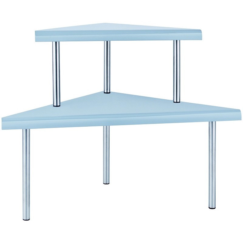 Set 2 x Raft Metalic pentru Bucatarie, 2 Nivele, Blueberg Gr749