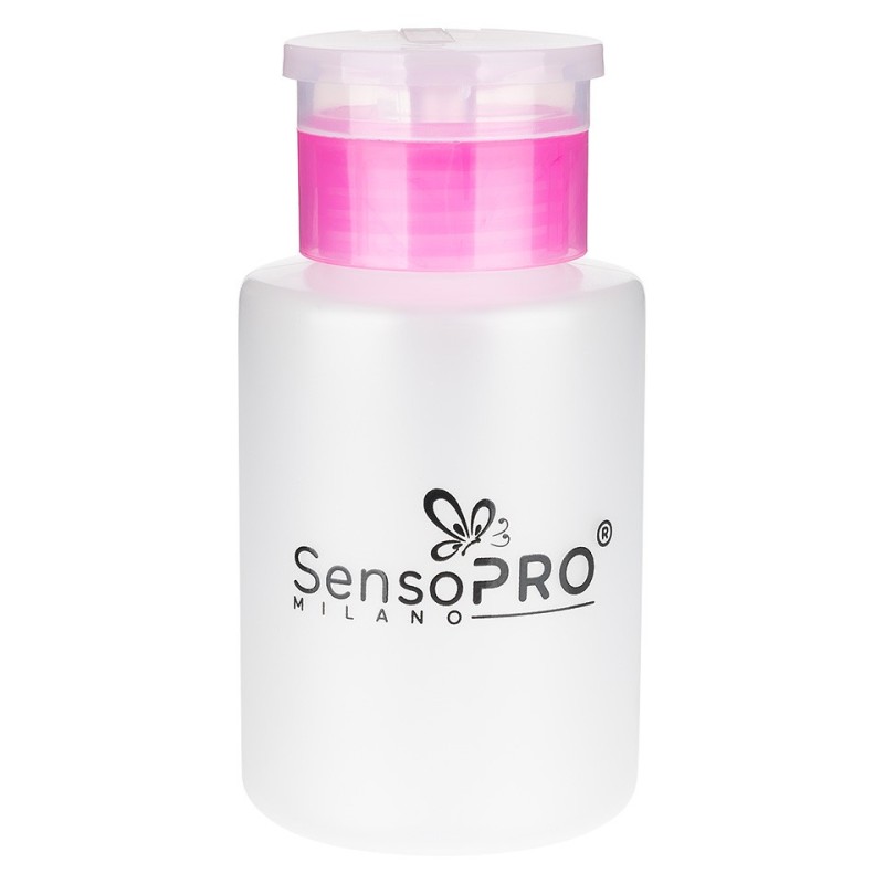 Set 2 x Recipient cu Pompita pentru Lichide Adjuvante Unghii SensoPRO Milano, 150 ml