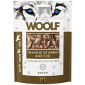 Set 2 x Recompense Caini Woolf, Triunghi cu Iepure si Cod 100 g
