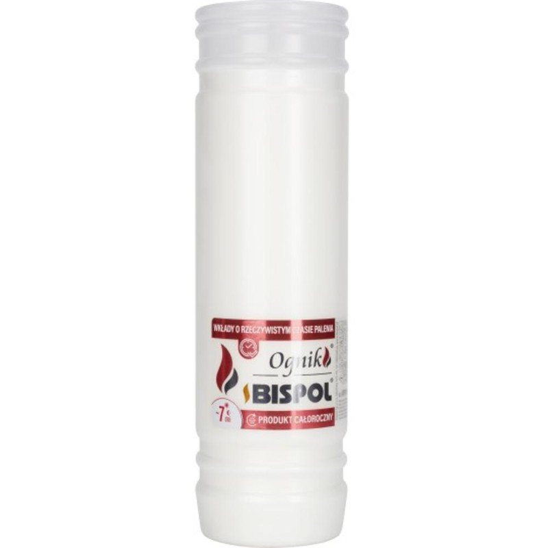 Set 2 x Rezerva Candela, Bispol, 6.6 cm, Alb