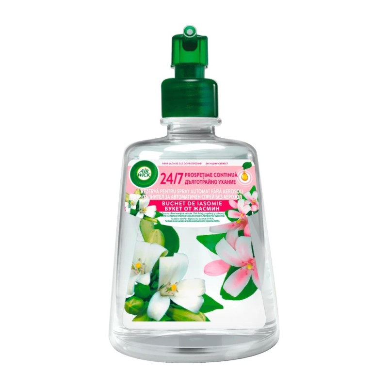 Set 2 x Rezerva Odorizant de Camera, Air Wick, Buchet de Iasomie, 228 ml