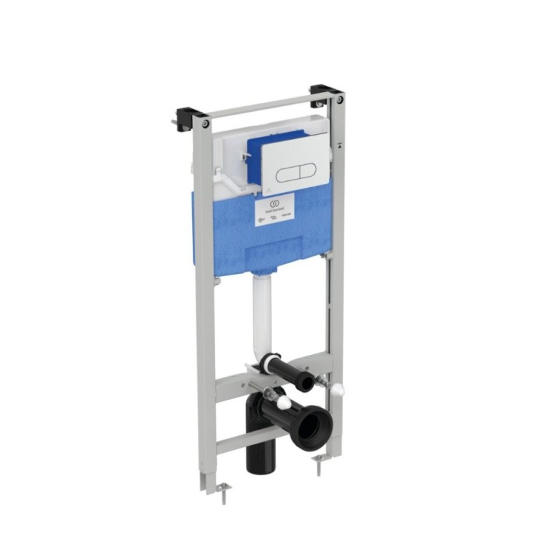 Set 2 x Rezervor WC cu Set de Fixare, Ideal Standard, Prosys si Clapeta, Oleas, M1, Crom