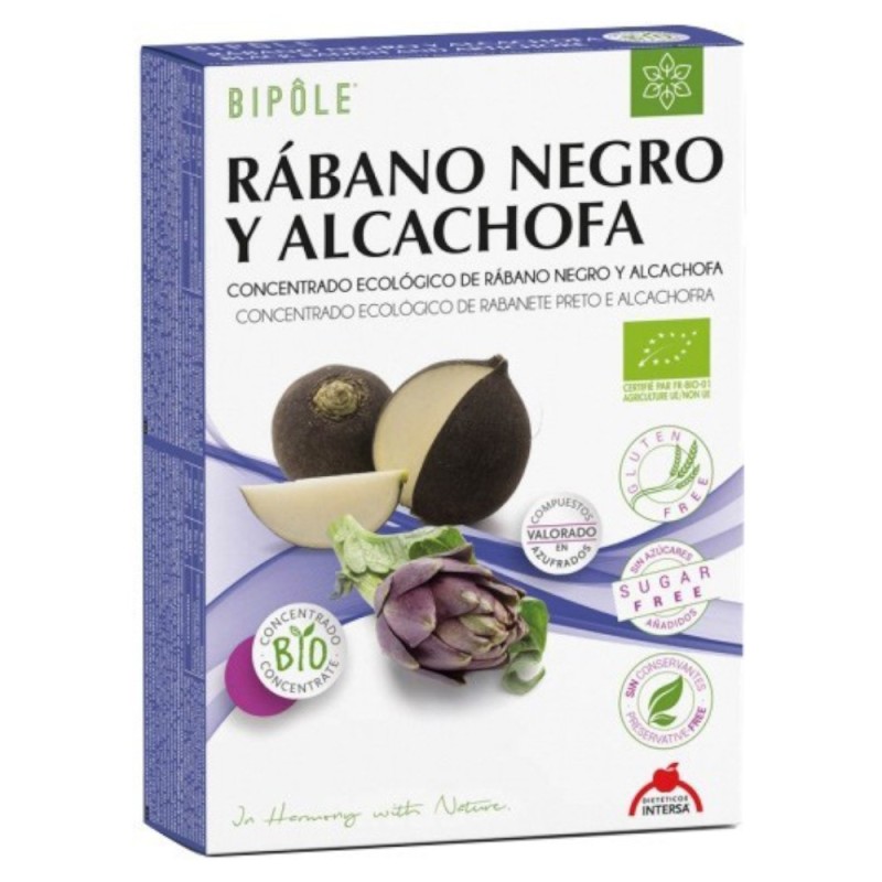 Set 2 x Ridiche Neagra si Anghinare Bio, 200ml 20x10ml Bipole