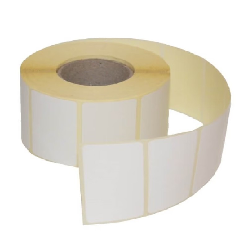 Set 2 x Rola Etichete Autocolante, Direct Termice, 50 x 32 mm, 1000 Etichete / Rola