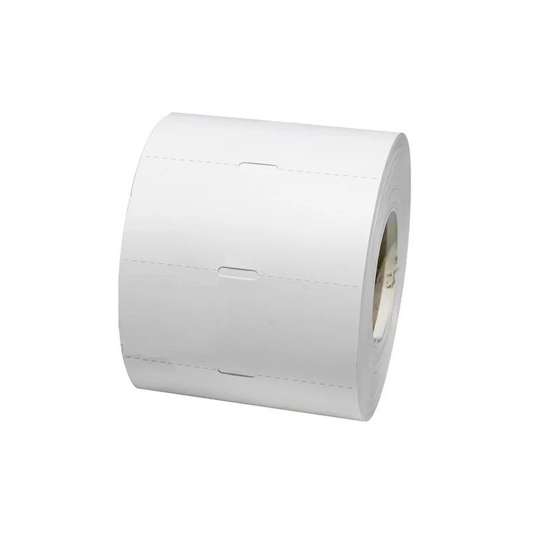 Set 2 x Rola Etichete Tag de Raft, Direct Termic, Albe, 65 x 38 mm, 540 Etichete / Rola