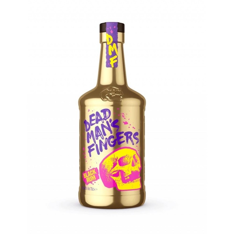 Set 2 x Rom Negru Dead Mans Fingers, 40% Alcool, 0.7 l