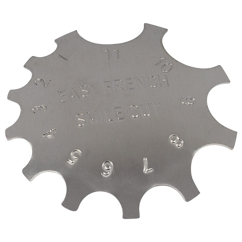 Set 2 x Rotita Metalica pentru Manichiura French SensoPRO Milano, Smile Cut