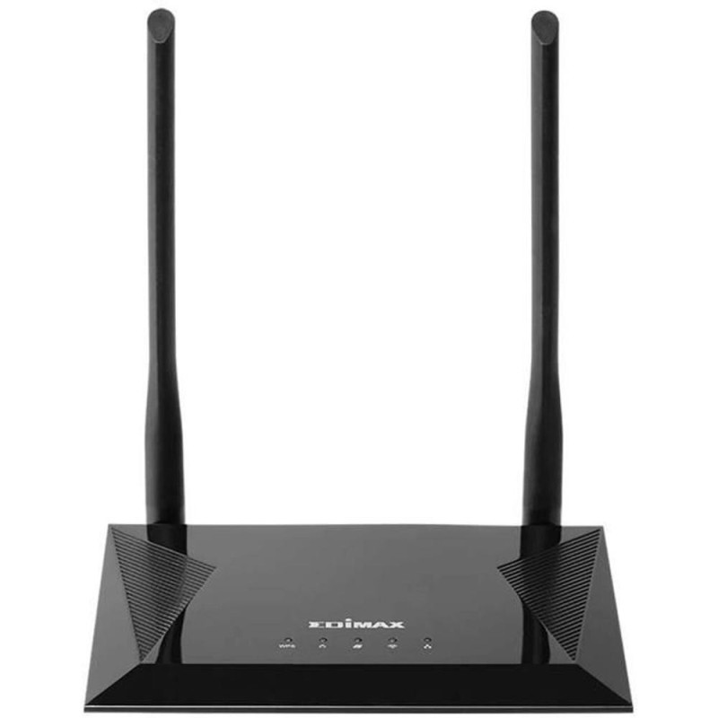 Set 2 x Router Wireless N 300 Mbps, Access Point, Range Extender, 2 Antene, Negru, BR-6428NS V5, Edimax