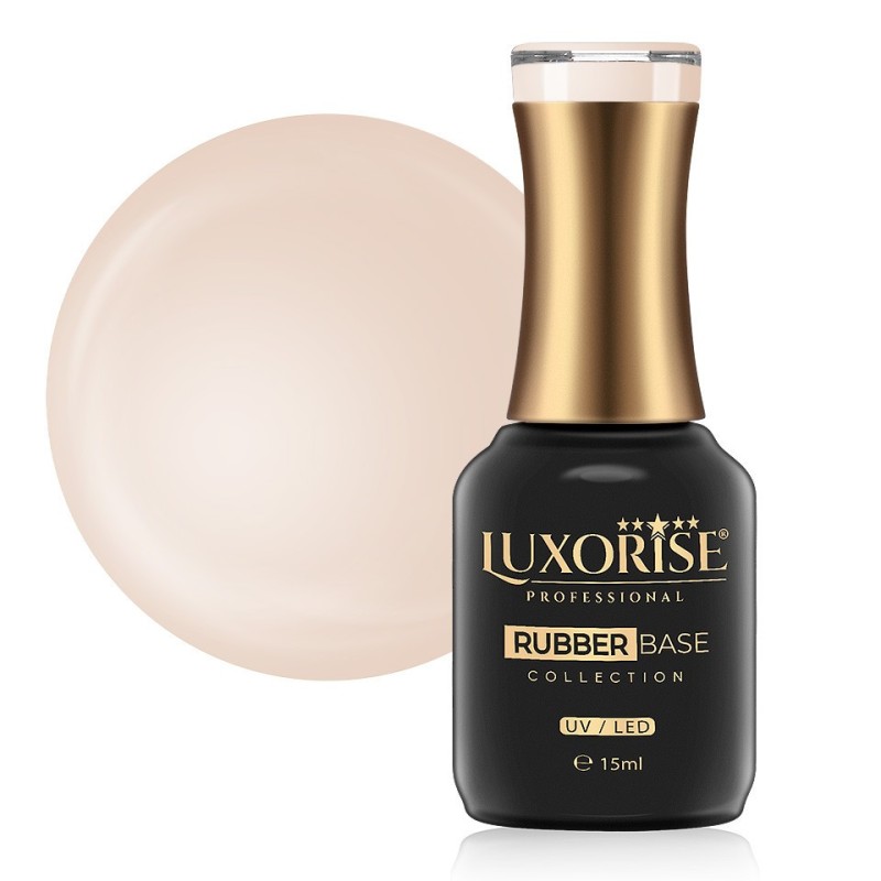 Set 2 x Rubber Base Luxorise Crystal Collection, Pure Nude 15 ml