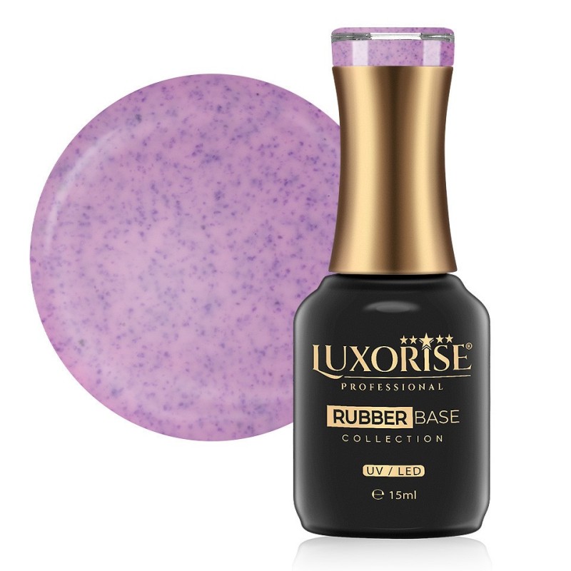 Set 2 x Rubber Base Luxorise Glamour Collection, Bright Hibiscus 15 ml