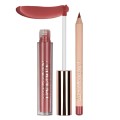 Set 2 x Ruj Lichid Mat si Creion Contur Buze Handaiyan Lips Kit, 05