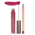 Set 2 x Ruj Lichid Mat si Creion Contur Buze Handaiyan Lips Kit 10