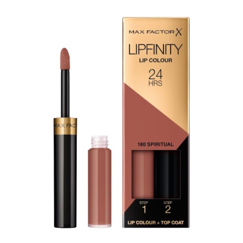Set 2 x Ruj Lichid Max Factor Lipfinity 24H, 180 Spiritual, 4.2 g