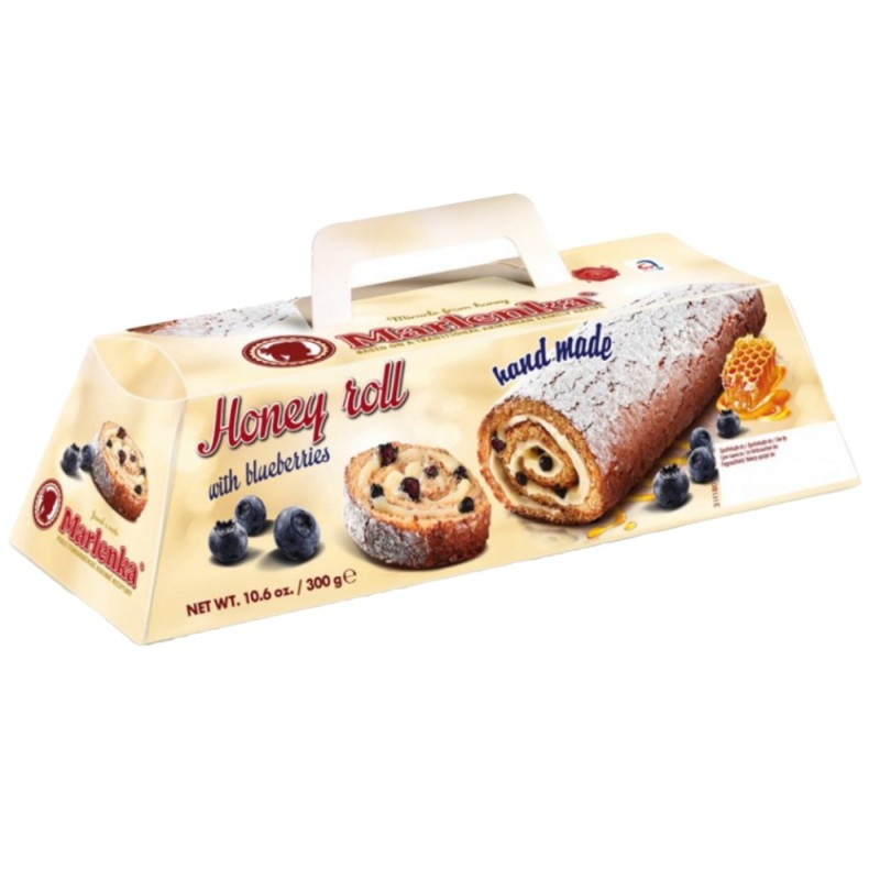 Set 2 x Rulada Marlenka, cu Miere si Afine, 300 g