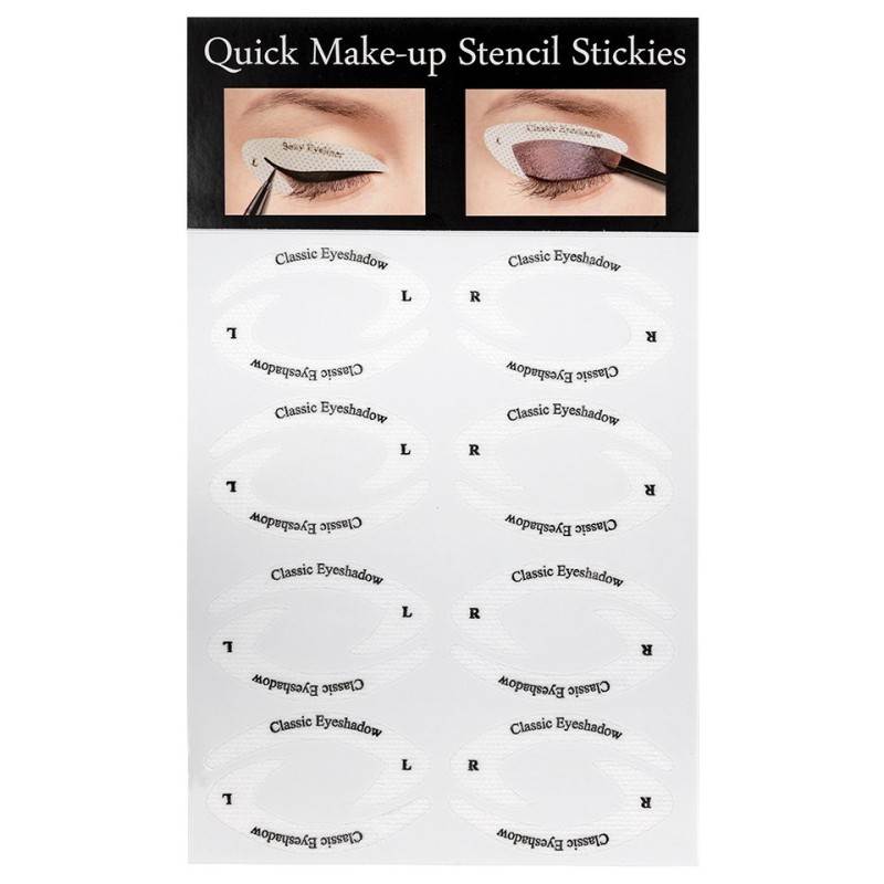 Set 2 x Sablon Adeziv pentru Fard Pleoape si Eyeliner SensoPRO Milano