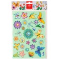 Set 2 x Sablon Mare cu 27 Fluturi si Flori