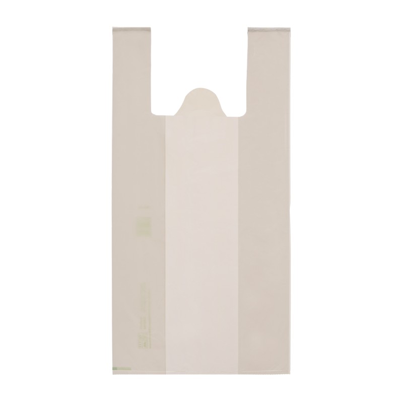 Set 2 x Sacose Biodegradabile, Compostabile, Albe, Medii 50 buc