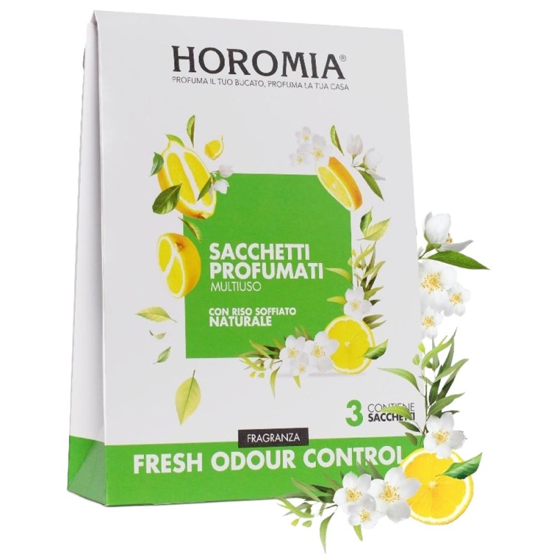 Set 2 x Saculeti Parfumati cu Orez Miros Proaspat Control, Horomia, 3 Bucati