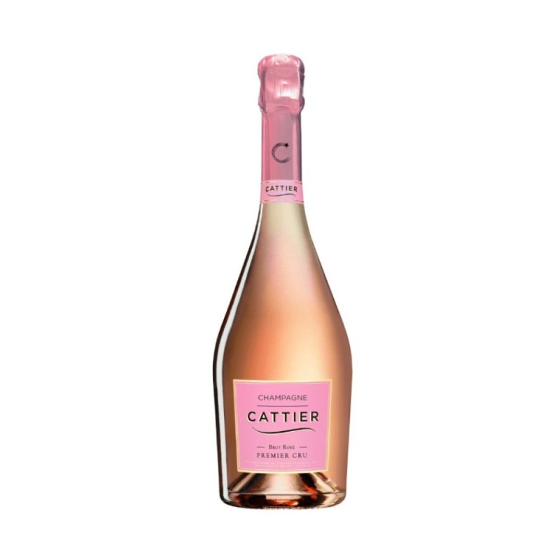 Set 2 x Sampanie Cattier, Brut Rose, Premier CRU, Alcool 12.5%, 0.75 l