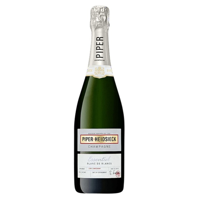 Set 2 x Sampanie Extra Brut Essentiel Blanc de Blancs Piper Heidsieck 12% Alcool, 0.75 l