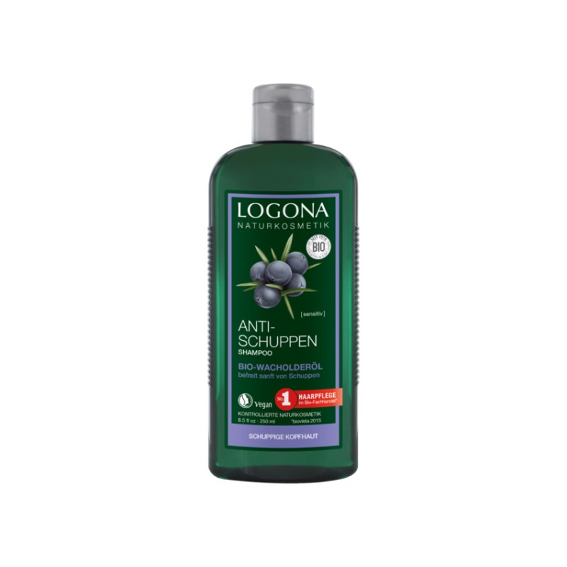 Set 2 x Sampon Antimatreata cu Ulei de Ienupar BIO, 250 ml, Logona