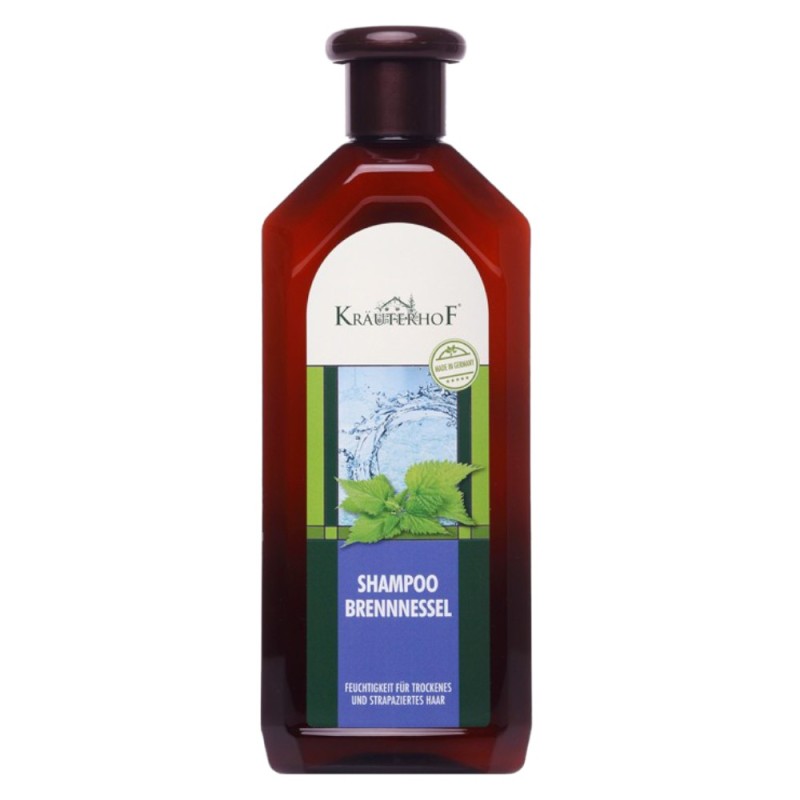 Set 2 x Sampon cu Urzica, pentru Par Uscat, Krauterhof, 500 ml