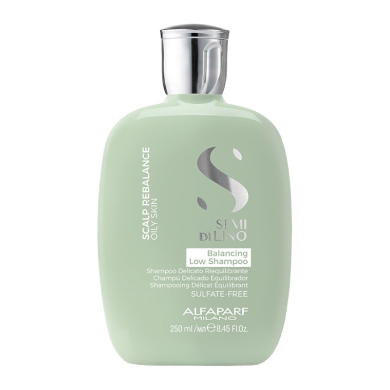 Set 2 x Sampon de Echilibrare Anti-sebum, Alfaparf Semi di Lino Scalp Rebalansing Balancing, 250 ml