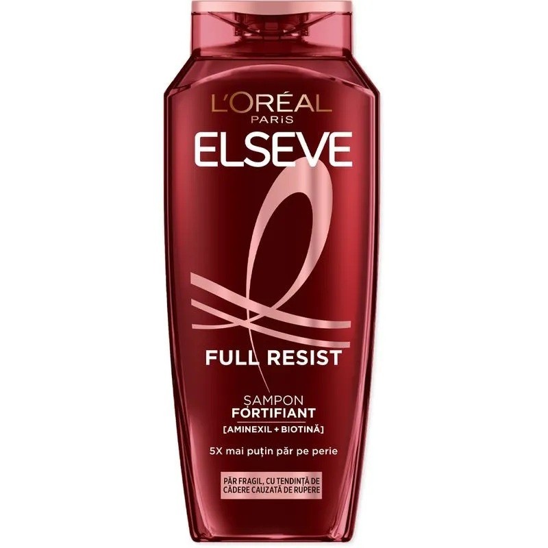 Set 2 x Sampon Fortifiant L'Oreal Elseve Full Resist, pentru Par Fragil cu Tendinta de Cadere, 400 ml