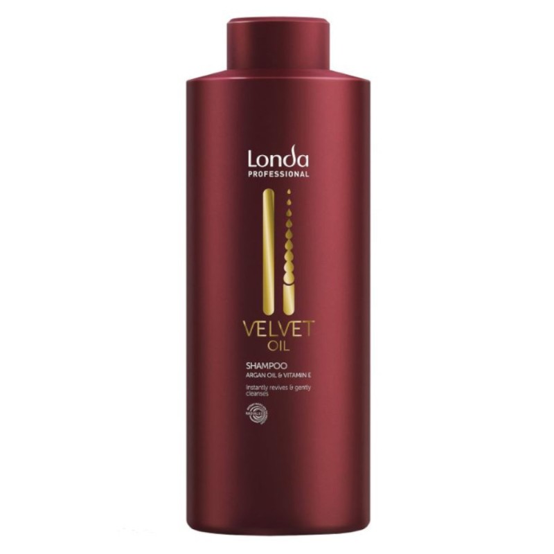 Set 2 x Sampon Londa Professional Velvet Oil, cu Ulei de Argan, 1000 ml