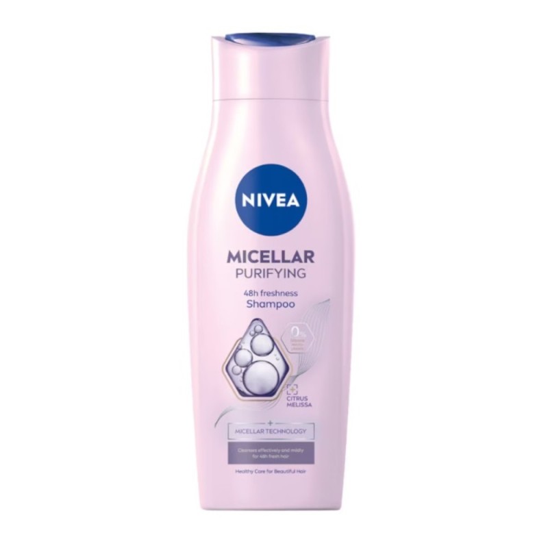 Set 2 x Sampon Nivea, Micellar Purifying, 400 ml