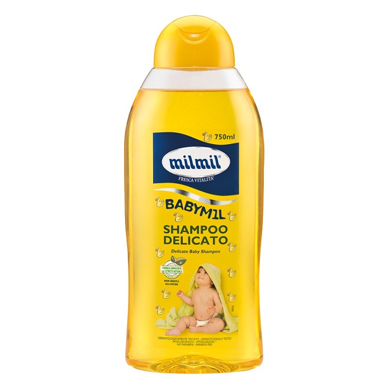 Set 2 x Sampon pentru Bebelusi Mil Mil Baby Delicat, 750 ml