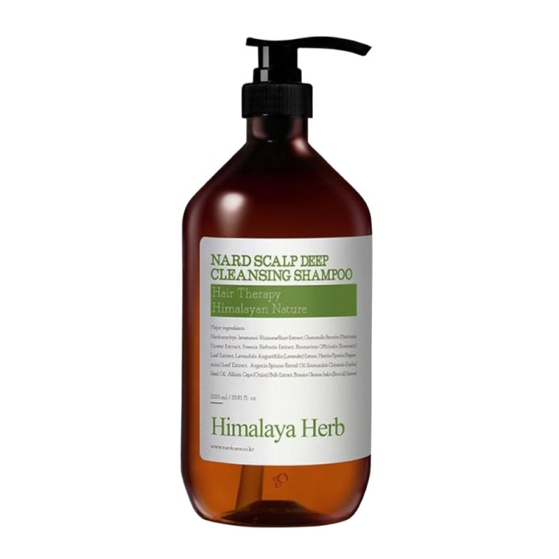 Set 2 x Sampon pentru Curatarea Profunda a Scalpului Nard Himalaya Herb, 1000 ml