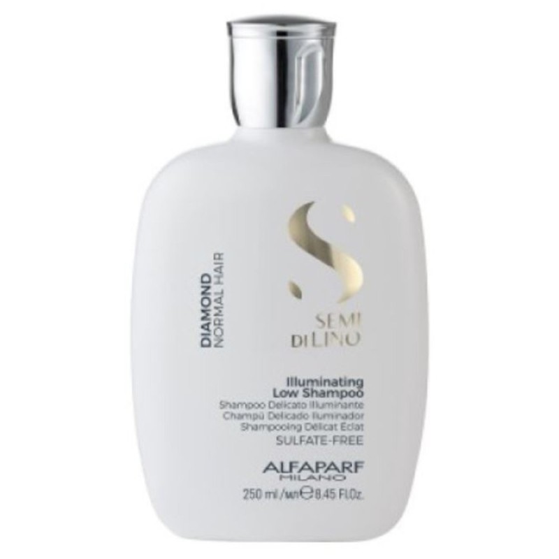 Set 2 x Sampon pentru Stralucire Alfaparf Semi di Lino Diamond Iluminating Shampoo, fara Sulfati 250 ml