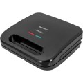 Set 2 x Sandwich Maker 3 in 1, 800 W, Placi Neaderente, Termostat, Maner CoolTouch, Negru, Daewoo