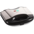 Set 2 x Sandwich Maker, 800 W, Placi Neaderente, Termostat, Maner CoolTouch, Inox, Daewoo DSM20X