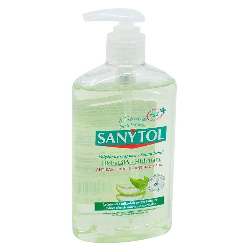 Set 2 x Sapun Lichid Antibacterian Hidratant Sanytol 250 ml