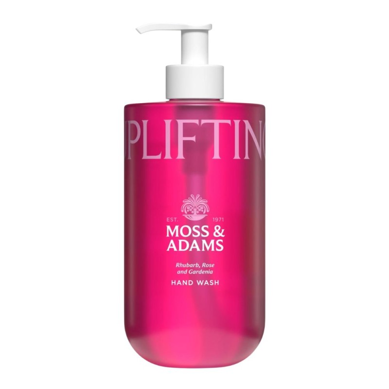 Set 2 x Sapun Lichid cu Pompita Moss and Adams, Uplifting, Rubarba, Trandafir si Gardenie, 400 ml