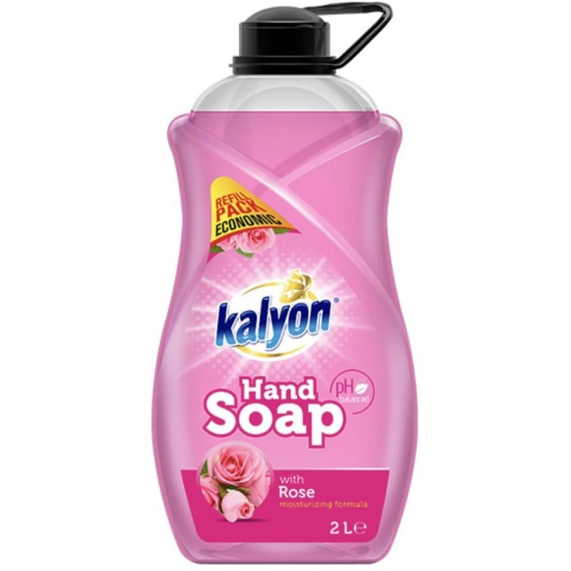Set 2 x Sapun Lichid Kalyon, Trandafir, 2000 ml