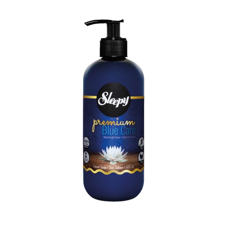 Set 2 x Sapun Lichid Sleepy Premium, Blue Care, Lotus, 500 ml
