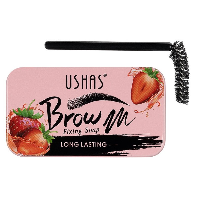 Set 2 x Sapun pentru Sprancene Ushas Brow Strawberry