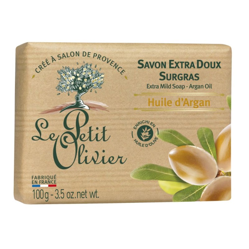 Set 2 x Sapun Solid Le Petit Olivier, Argan, 100 g